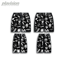 画像をギャラリービューアに読み込む, 総柄ゲームパンツ(ブラック)