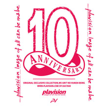 画像をギャラリービューアに読み込む, PLAVISION 10周年記念Tシャツ(ホワイト)