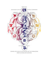 画像をギャラリービューアに読み込む, 2026全中クラブカップLEGEND DRAGONTシャツ(ホワイト)予約販売 ※9月中旬より順次発送