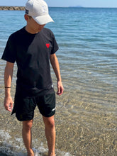 画像をギャラリービューアに読み込む, ハートロゴドライコットンライクTシャツ♥️(ブラック)