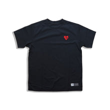 画像をギャラリービューアに読み込む, ハートロゴドライコットンライクTシャツ♥️(ブラック)