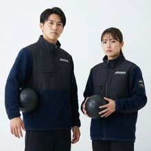 画像をギャラリービューアに読み込む, フリースジャケット(ネイビー)
