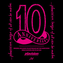 画像をギャラリービューアに読み込む, PLAVISION 10周年記念Tシャツ(ブラック)
