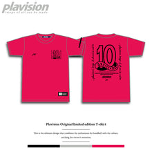 画像をギャラリービューアに読み込む, PLAVISION 10周年記念Tシャツ(蛍光ピンク)
